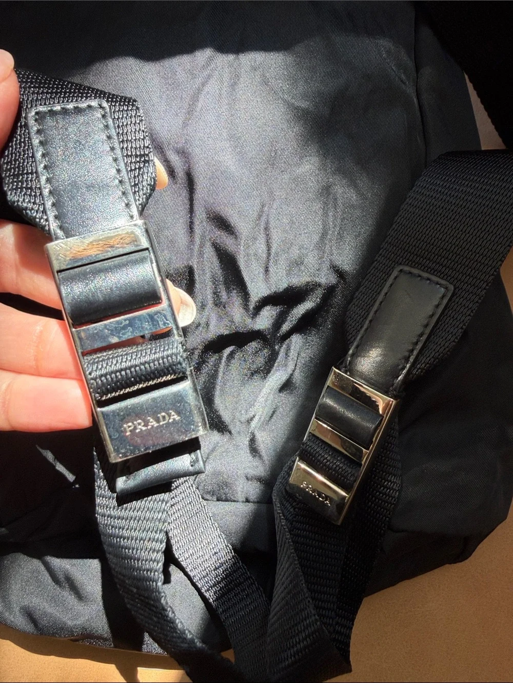 Prada Nylon Tessuto Backpack